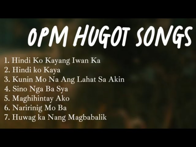 OPM Hugot Songs (Lyrics Video) | ZSMusicBeat