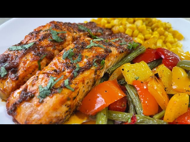 BAKED SALMON RECIPE | Easy and Quick Salmon Recipe | Delicious Oven Baked Salmon with Lemon Butter