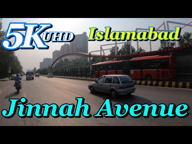 Exploring Beauty Of Islamabad | Jinnah Avenue | Blue Area | 5K Video