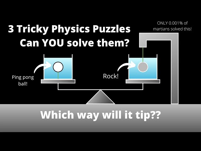 Can YOU solve these Tricky Hydrostatic Physics Puzzles? | Hydrostatic Paradox + more