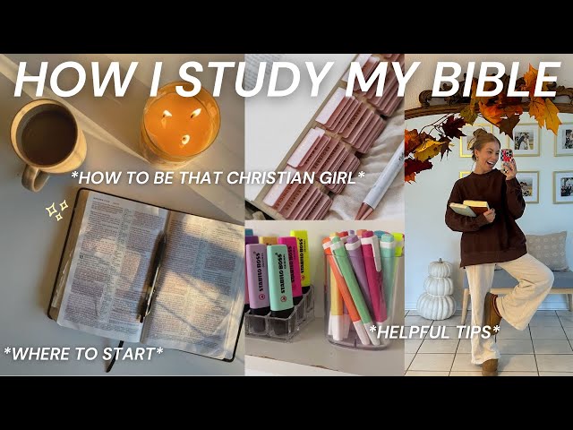 the ULTIMATE guide to study the Bible| how to grow closer to God, tips for reading the Bible & more!