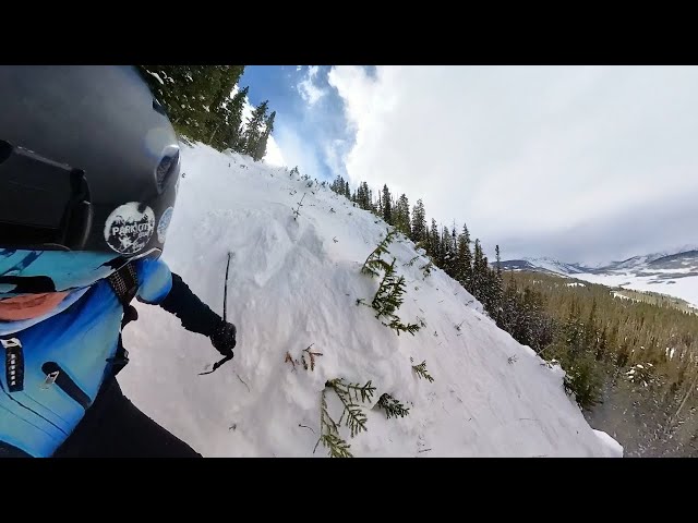 Rambo at Crested Butte in 360! (Steepest Ski Trail in North America at 55+ Degrees)