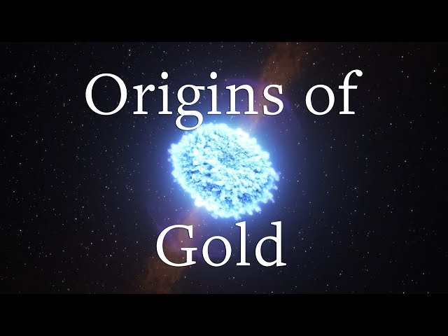 Origins of universe's gold discovered in neutron star mergers