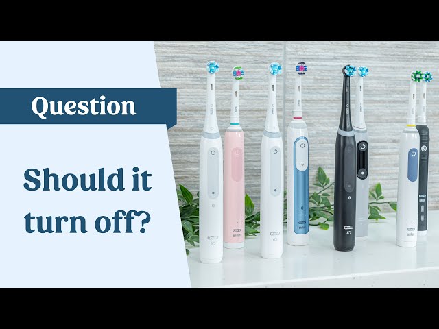 Do Oral-B toothbrushes turn off automatically?