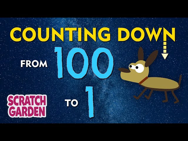 The Counting Down from 100 Song | Counting Songs | Scratch Garden