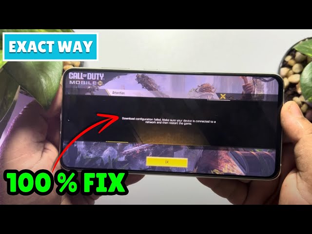 Fix download configuration failed in Call of duty mobile (100  WORKING)