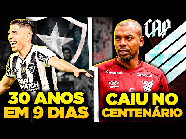 MAIOR ANO DA HISTÓRIA DO BOTAFOGO | Athletico-PR REBAIXADO no Centenário