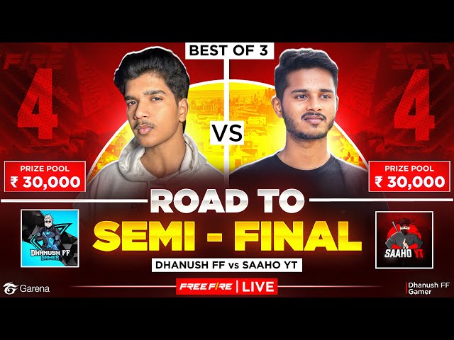 🤬DFG SQUAD VS SAAHO YT SQUAD😨| 4 V 4🔥| CS LIMITED🏆| FREE FIRE IN TELUGU #dfg #freefire