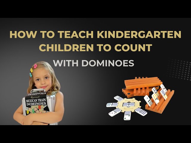 DOMINOES how to teach kindergarten children to count