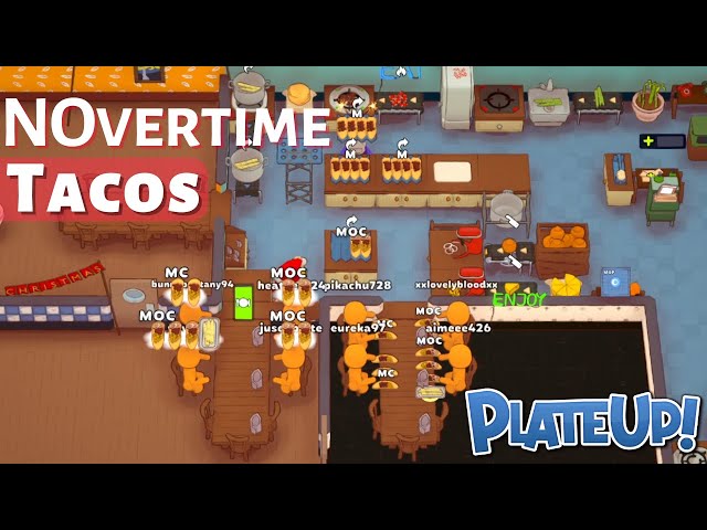 PlateUp! NOvertime Tacos (Tier 0-4)