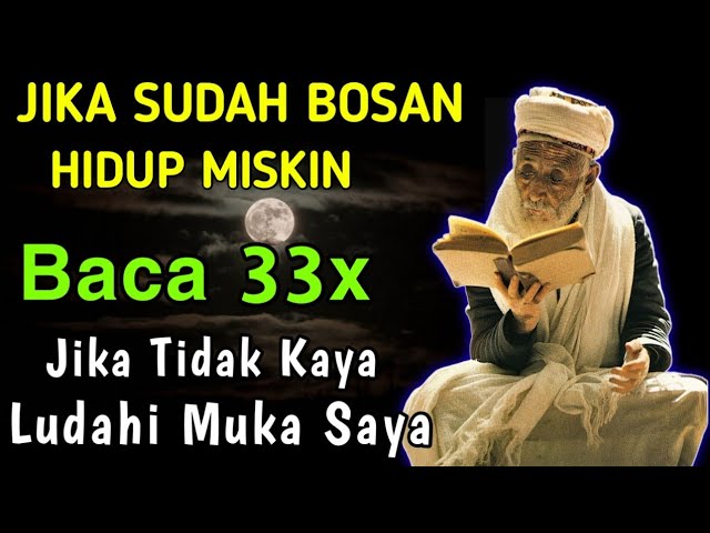 ⭕Terbukti Manjur..! Baca 33x Kaya raya Seumur Hidup, Amalan Penarik Kekayaan - Pelumas Hutang