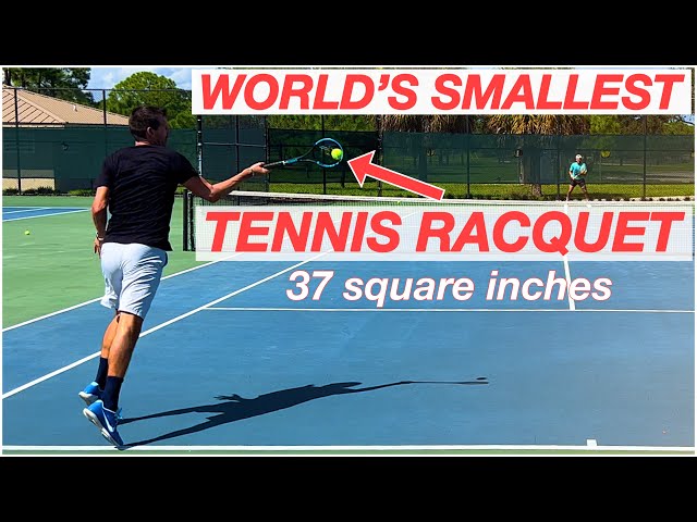 Play Testing the WORLD’S SMALLEST RACQUET | Functional Tennis Saber