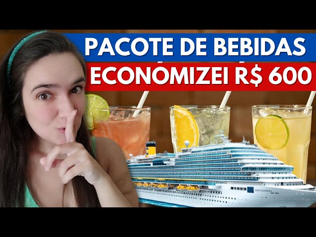 COMO ECONOMIZAR COM BEBIDAS NO CRUZEIRO | Pacotes de Bebidas da Costa Cruzeiros