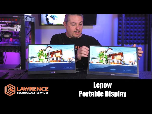 LePow VS Auzai 15.6" Type-C 1080p IPS Portable Monitor Review / Comparison