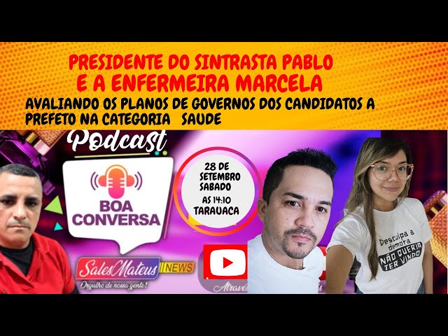 PRSIDENTE DO SINTRASTA PABLO E A ENFERMEIRA MARCELA