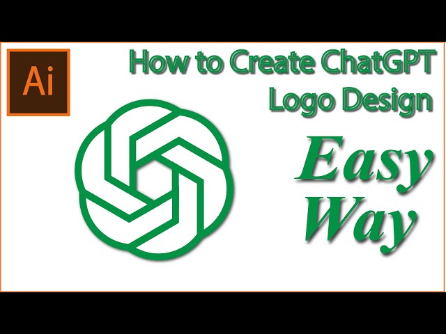 how to chatgpt logo design in adobe illustrator। chatgpt logo create in adobe illustrator