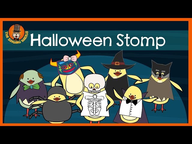 Halloween Stomp | Halloween Song for Kids | The Singing Walrus