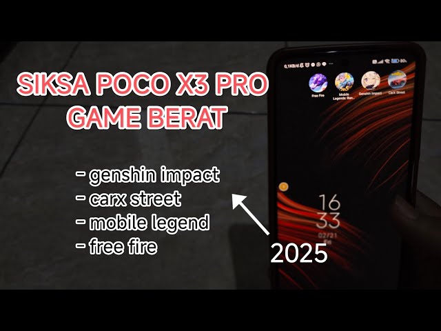 GAME BERAT POCO X3 PRO, EMANG NI HP MINUSNYA MATOT AJA ‼️