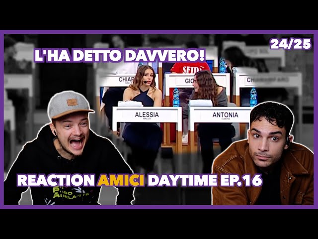 Cantante Eliminato, Ballerino Nuovo e un bel Piantino | Reaction Amici Daytime ep.16