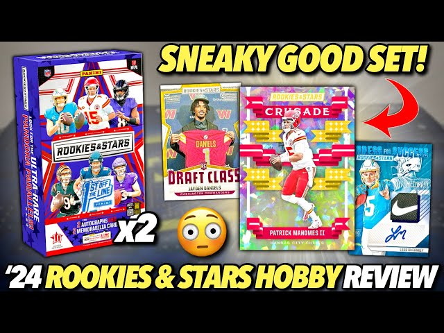 R&S CONTINUES TO IMPRESS (BIG HIT)! 😮🔥 2024 Panini Rookies & Stars Football FOTL Hobby Box Review x2