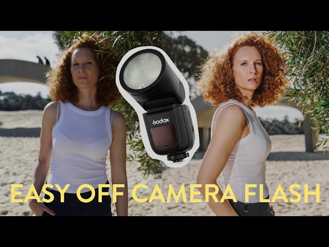 HOW TO SHOOT WITH GODOX V1 - off camera flash + high speed sync for beginners