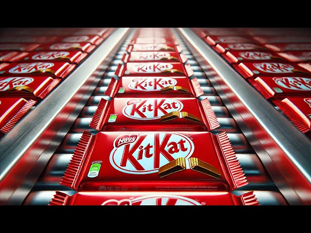 How Millions of KitKat Are Made in a Factory | KitKat Factory Process