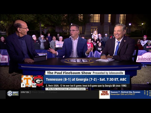 The Film Guy Joins The Paul Finebaum Show to Preview Tennessee vs Georgia