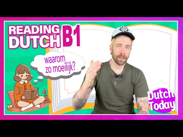 LEZEN oefenen B1 NT2 // NEDERLANDSE LES // DUTCH LESSON