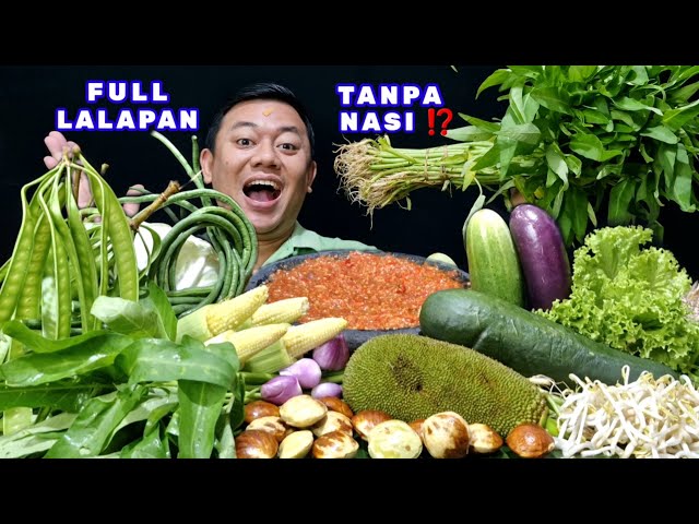 MAKAN BESAR⁉️ LALAPAN MENTAH TANPA NASI JENGKOL MUDA KANGKUNG GORI SPESIAL MENUJU 200RIBU SUBSCRIBER