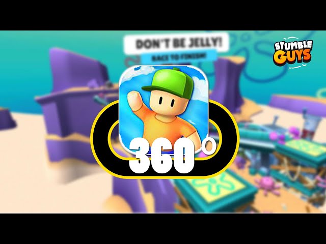 🤩 Stumble Guys 360 Video | Stumble Guys 360° | New Jelly Map 360° Video