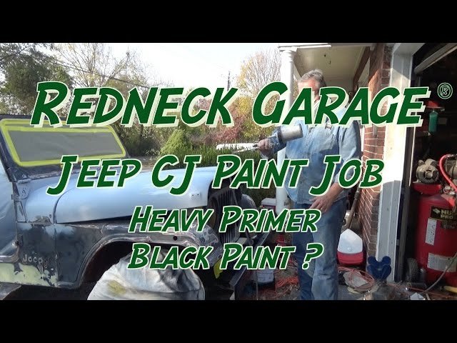 CJ Jeep Paint Project -  Heavy Primer - Examining the New Paint - Wow