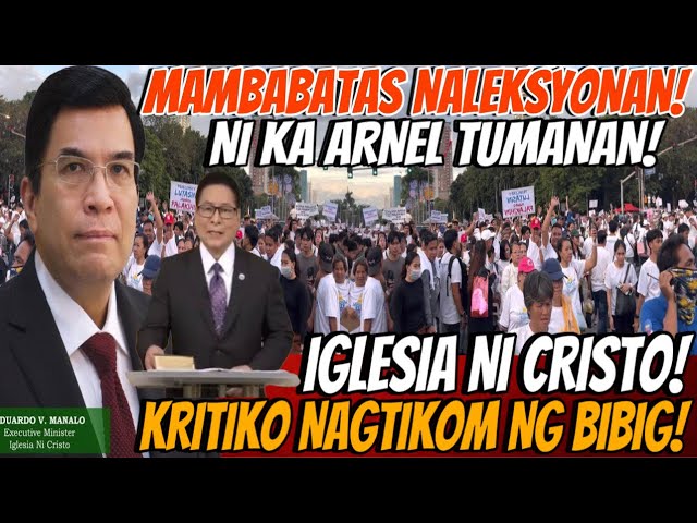 MGA KRITIKO NG IGLESIA NI CRISTO NAPATIKOM NG BIBIG! KA ARNEL TUMANAN MAY MATINDING PASABOG!