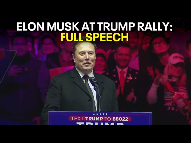 Elon Musk speaks at Trump rally: FULL SPEECH