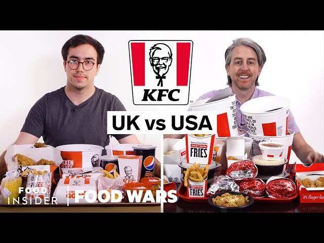 US vs UK KFC | Food Wars