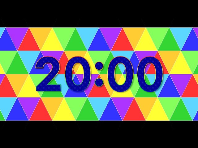 20 Minute Timer - Colorful Timer