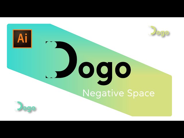 Negative Space in Logo Design on Illustrator 2022 || Graphic Design in Nepali