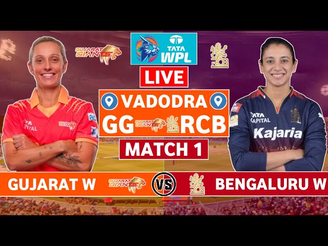 WPL Live: Royal Challengers Bengaluru v Gujarat Giants Live | RCB v GG Live Commentary | RCB Innings