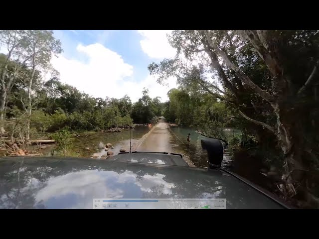 Drive from Stony Creek to Rockhampton with a Toyota Landcruiser (360 video)