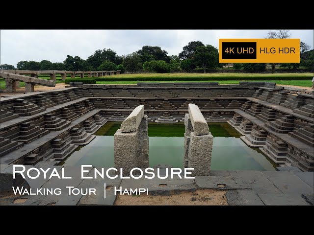 Hampi's Majestic Royal Enclosure: Walking Through Ancient Splendor | 4K UHD HLG HDR