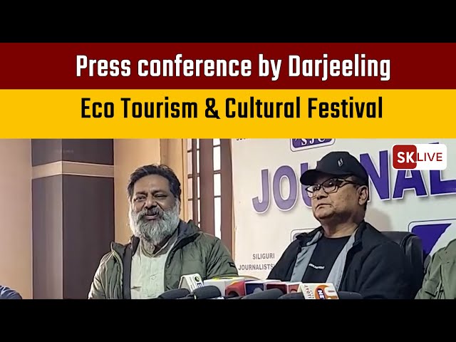 Press conference by Darjeeling Eco Tourism & Cultural Festival