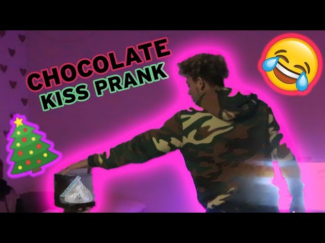 Chocolate Kiss Prank On Justkryptic (Christmas prank)