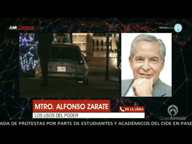 Los usos del poder con Mtro. Alfonso Zárate en José Cárdenas Informa