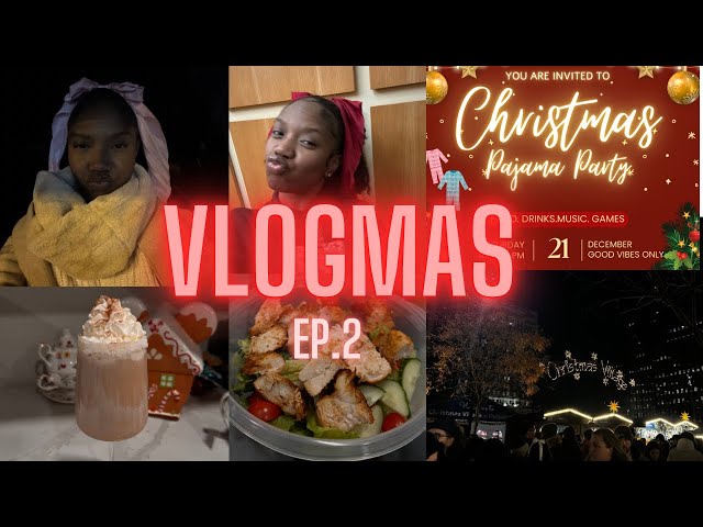 VLOGMAS EP.2 (christmas village, christmas drinks, etc.)