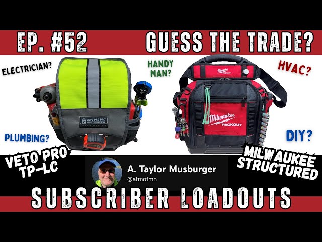 EP. 52 Guess the Trade? - Subscriber Loadouts  #tools  #milwaukee #vetopropac #packout #trades