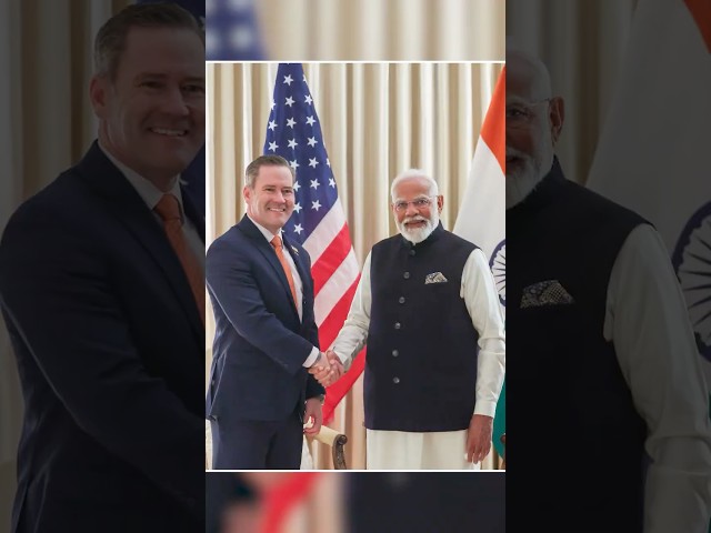 PM Modi meets US NSA Michael Waltz in Washington DC | #shorts