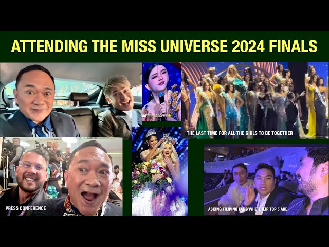 Attending the Miss Universe 2024 Finals