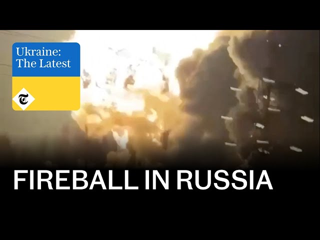 Massive fireball as Russian thermal power plant explodes | Ukraine: The Latest | Podcast