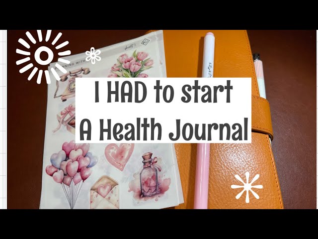 Health Diagnosis Made Me Need To Start My First Health Journal | Paper Tess Designs