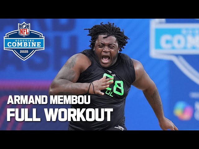 Armand Membou's 2025 NFL Scouting Combine workout