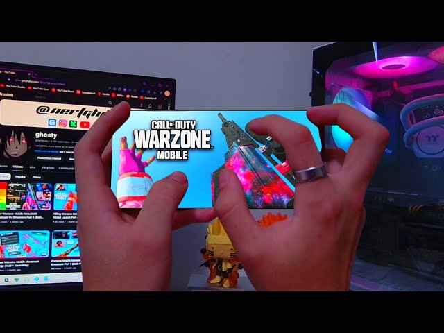 #1 Best Warzone Mobile Player Handcam (5 Finger Phone HUD + #1 Loadout)